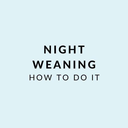 Time to start night weaning!