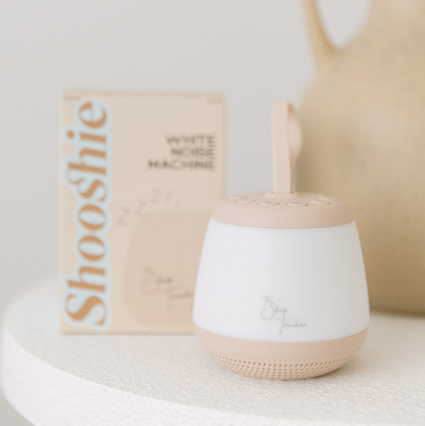 Shooshie portable white noise machine and night light